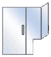 DoorWithNotchedPanel90DegRtn