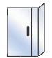 DoorWithPanelAnd90DegRtn